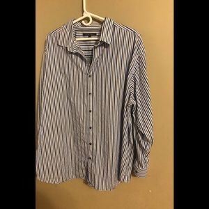 Men’s Synergy Blue stripe dress shirt